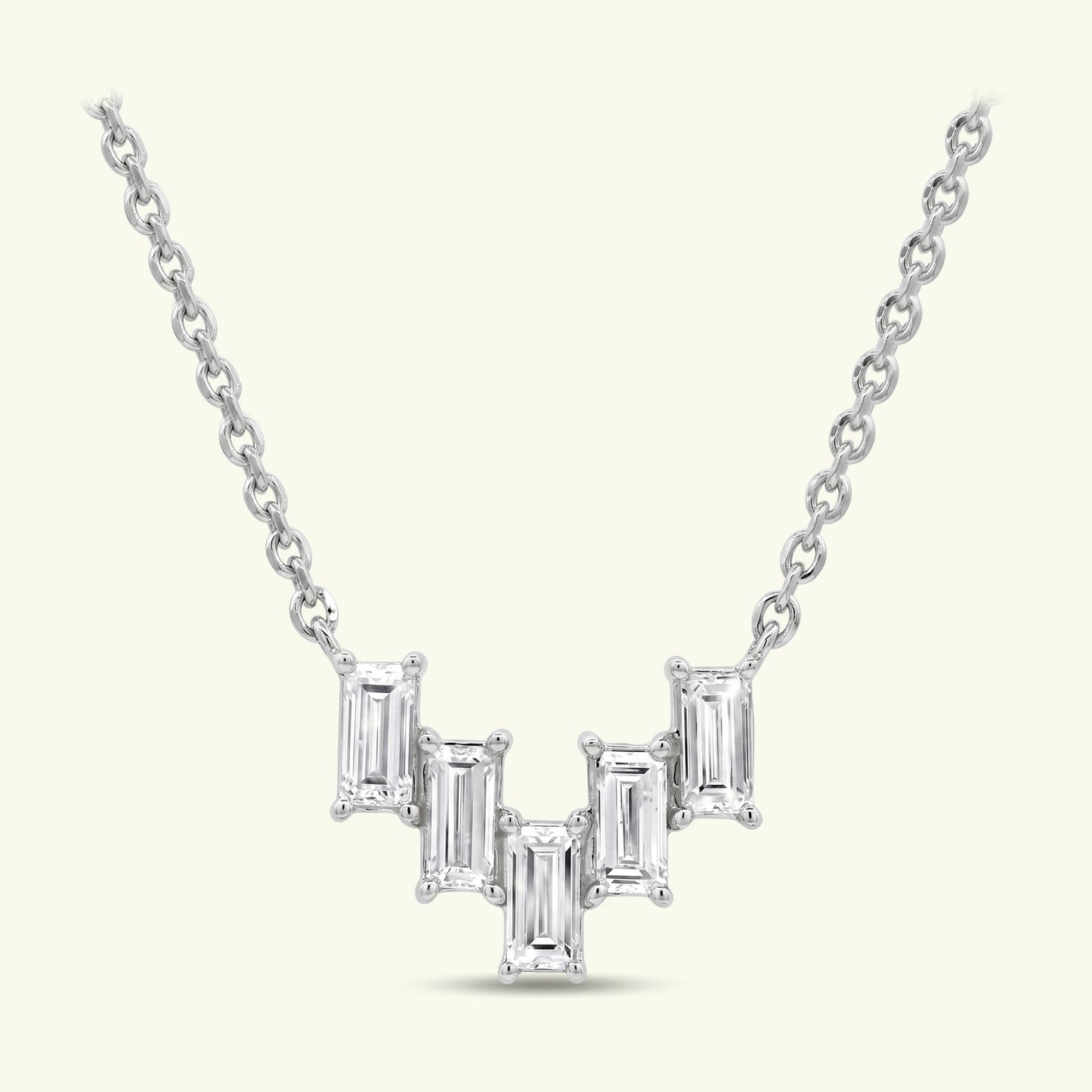 Pranika Five Stone Diamond Mangalsutra