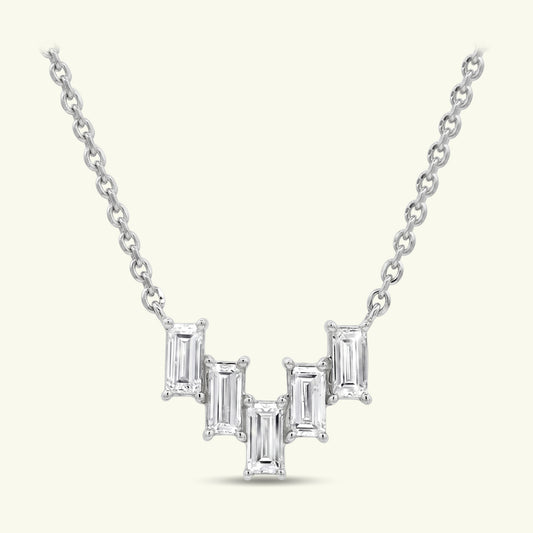 Pranika Five Stone Diamond Mangalsutra