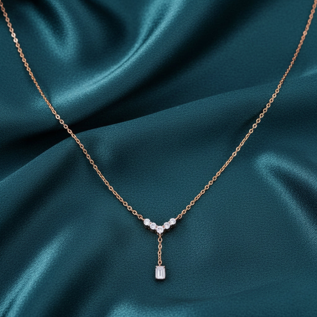 Ishleen Crest Diamond Mangalsutra