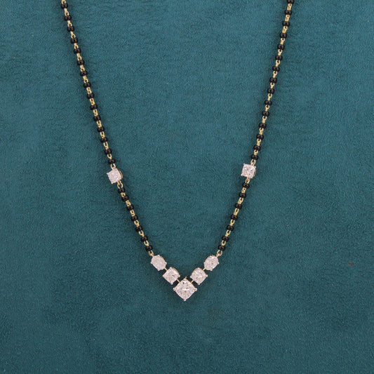 Selene Flow Diamond Mangalsutra