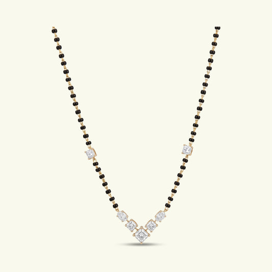 Selene Flow Diamond Mangalsutra