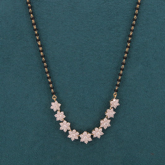 Selvara Crest Diamond Mangalsutra