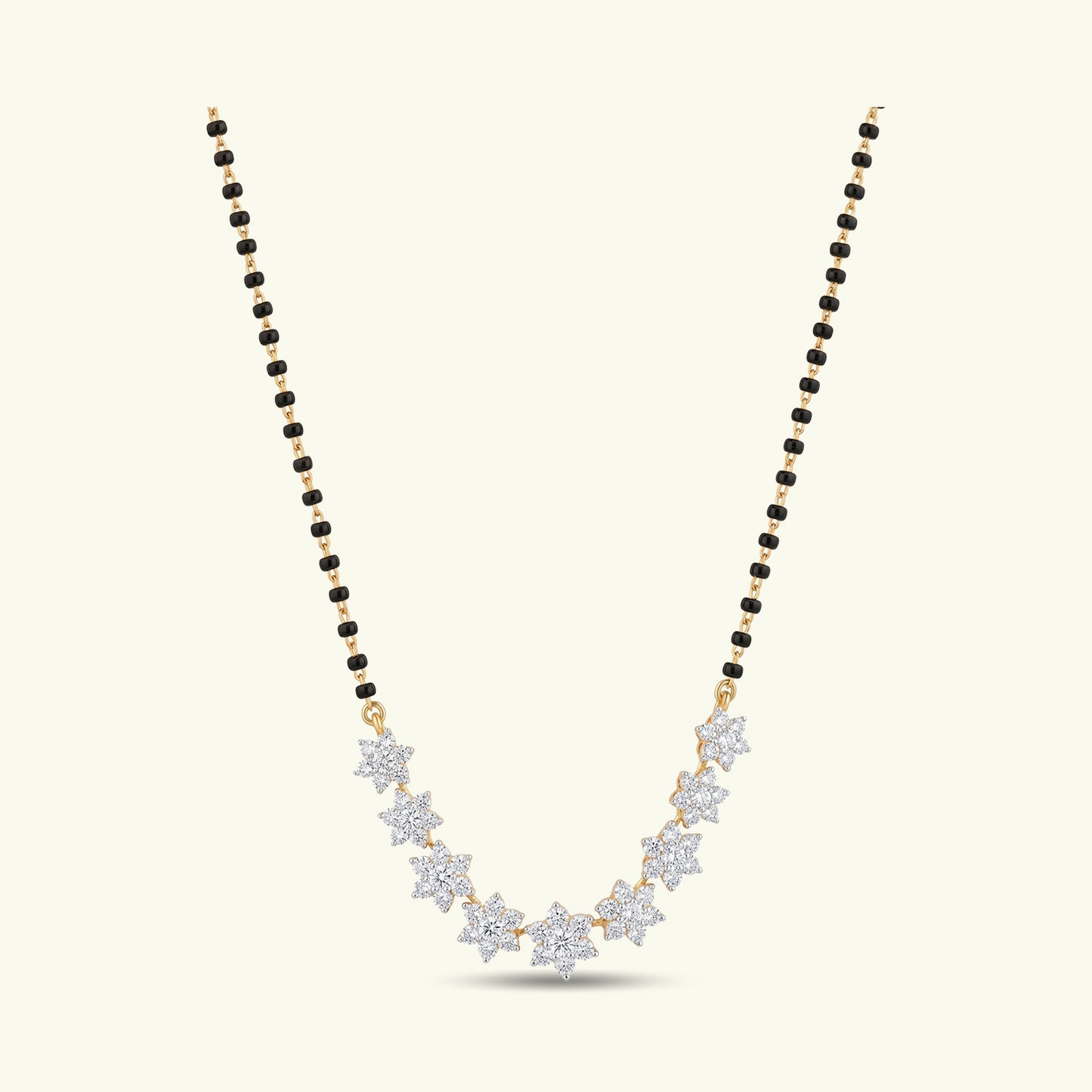 Selvara Crest Diamond Mangalsutra