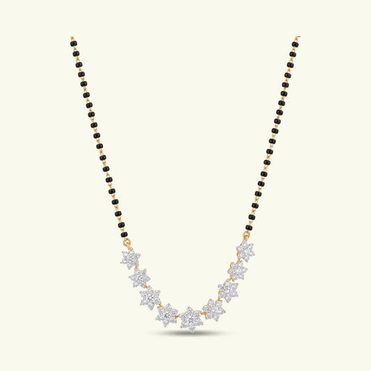 Selvara Crest Diamond Mangalsutra