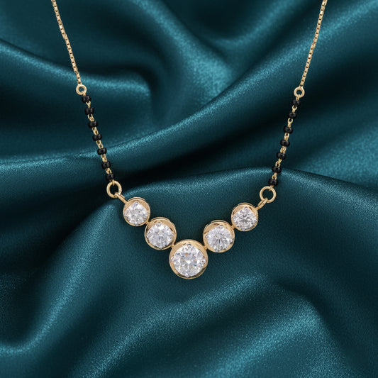 Savina Trail Diamond Mangalsutra