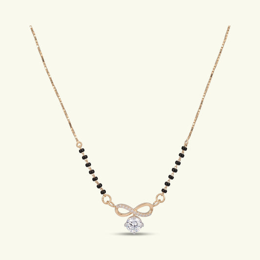Elvara Line Diamond Mangalsutra