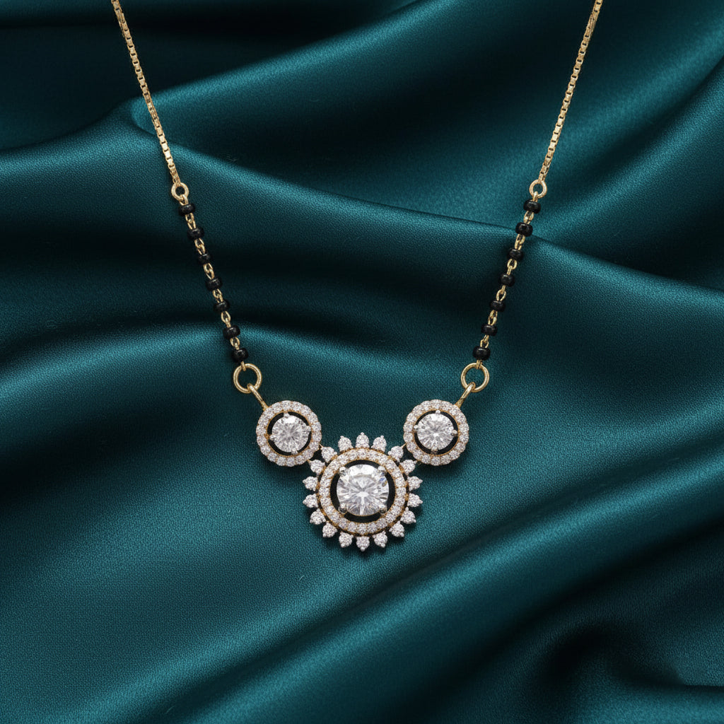 Nerali Drift Diamond Mangalsutra