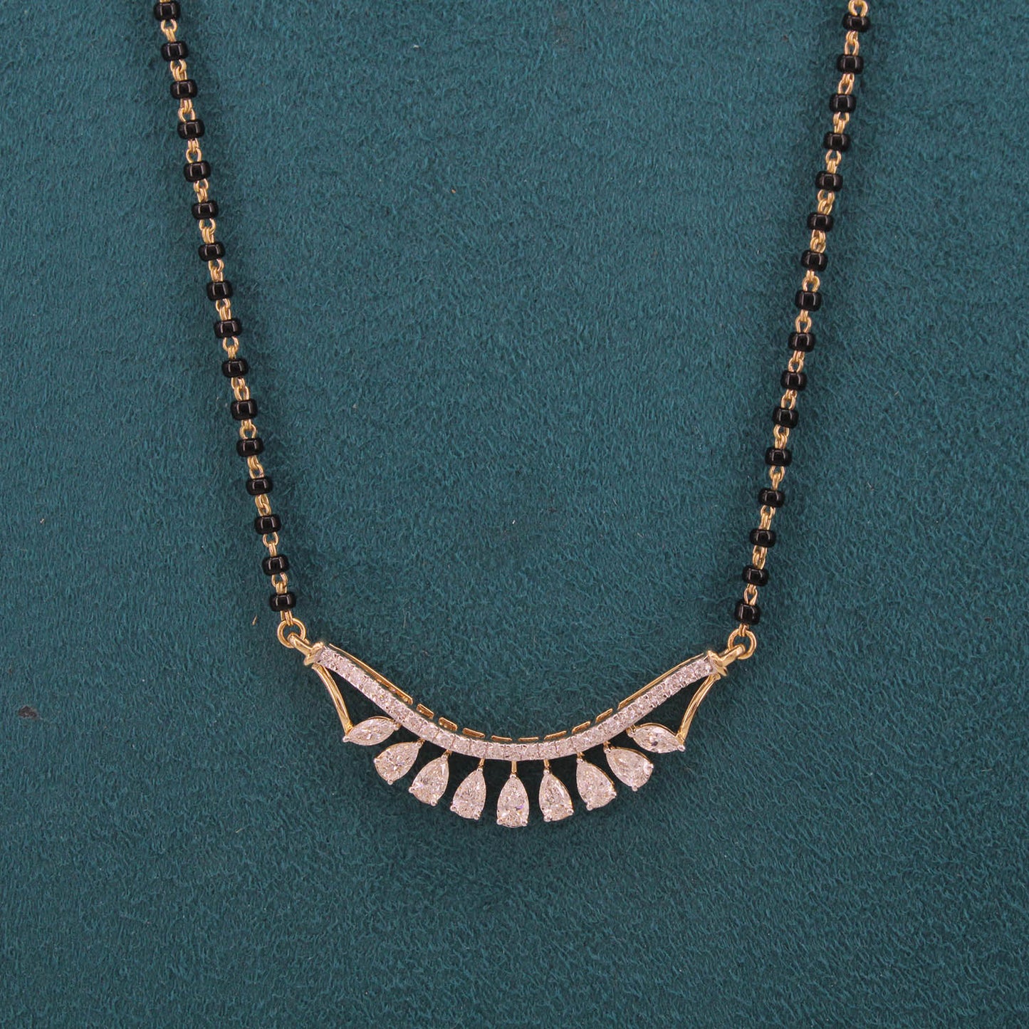 Alurine Helix Diamond Mangalsutra