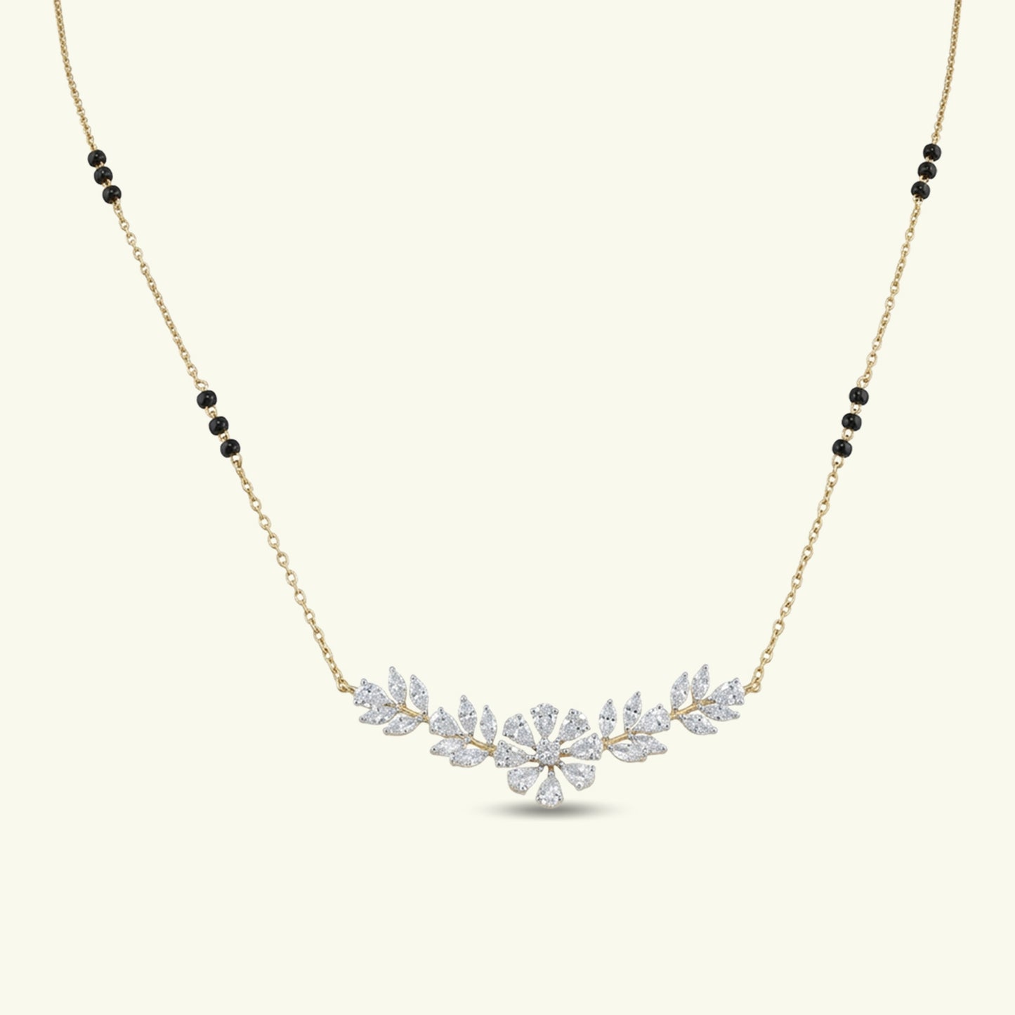  Aelora Vine Diamond Mangalsutra 