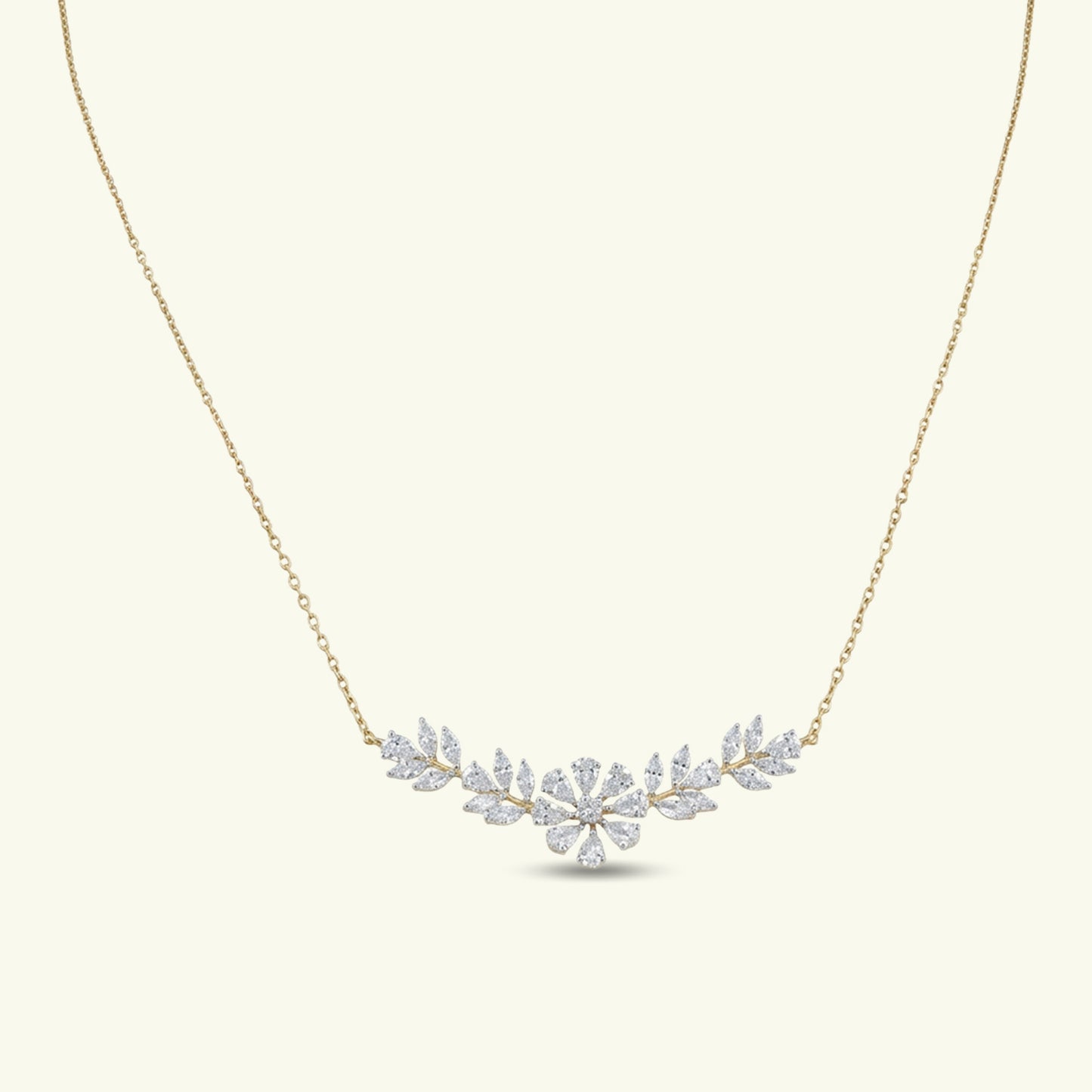  Aelora Vine Diamond Mangalsutra 