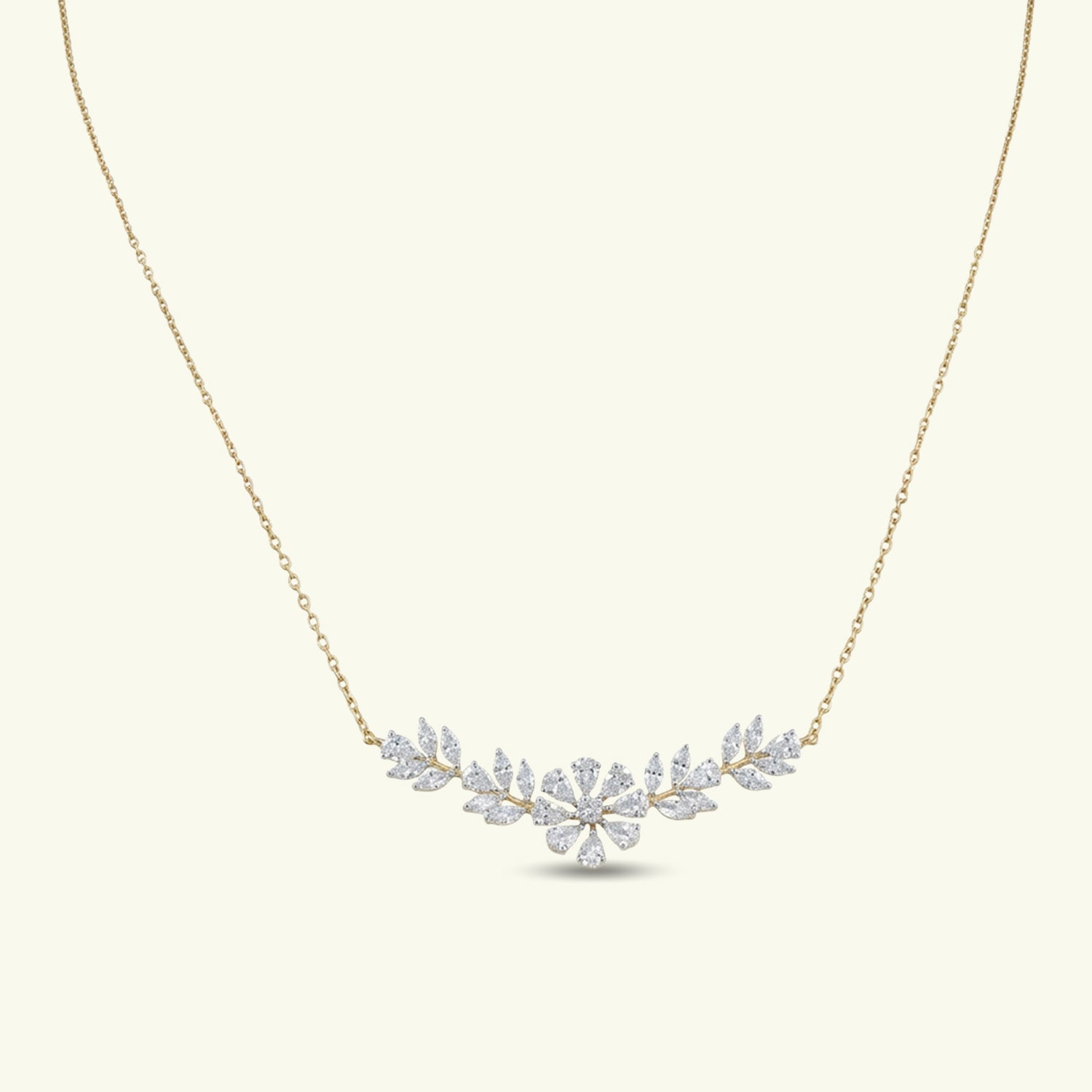  Aelora Vine Diamond Mangalsutra 