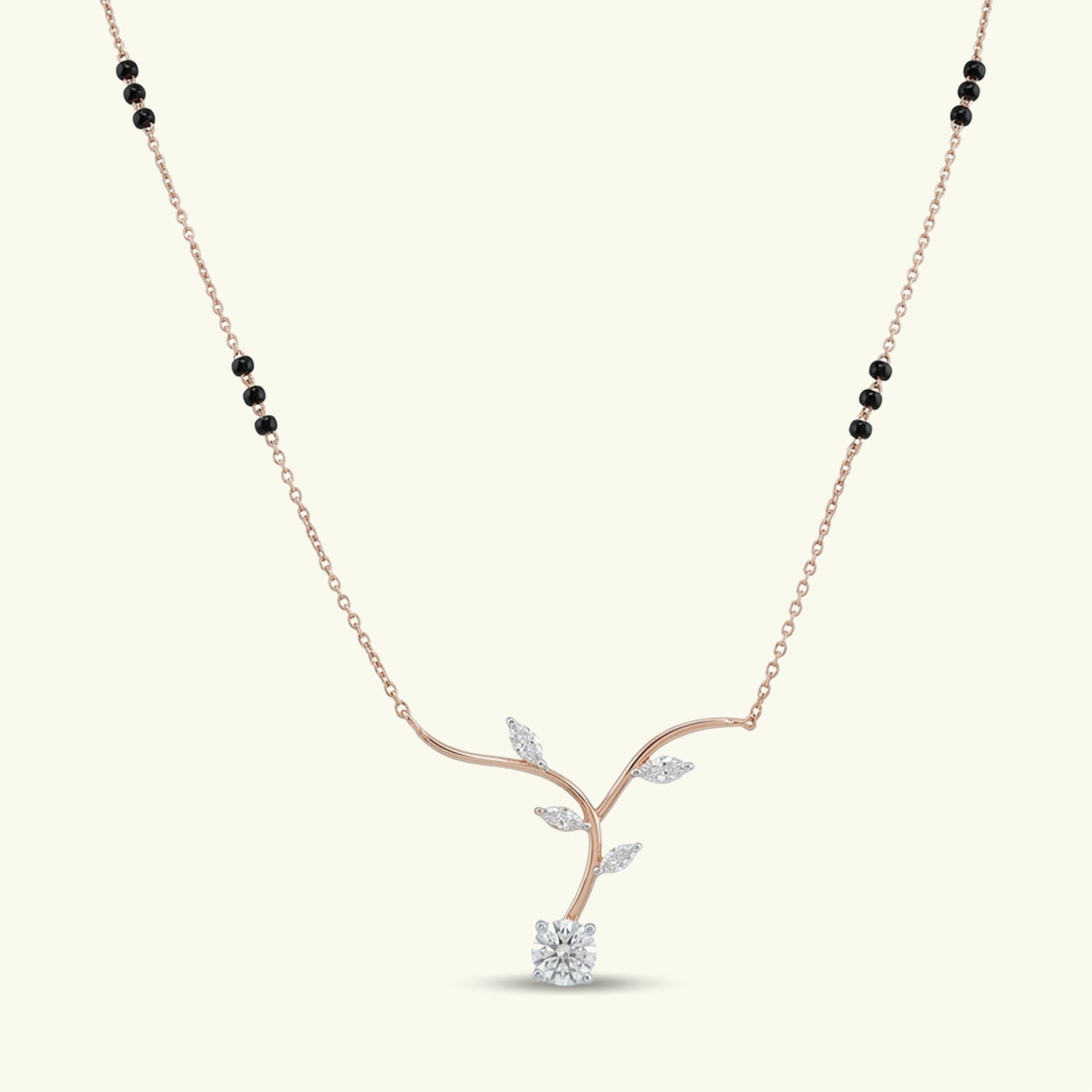 Sylvara Bloom Diamond Mangalsutra 