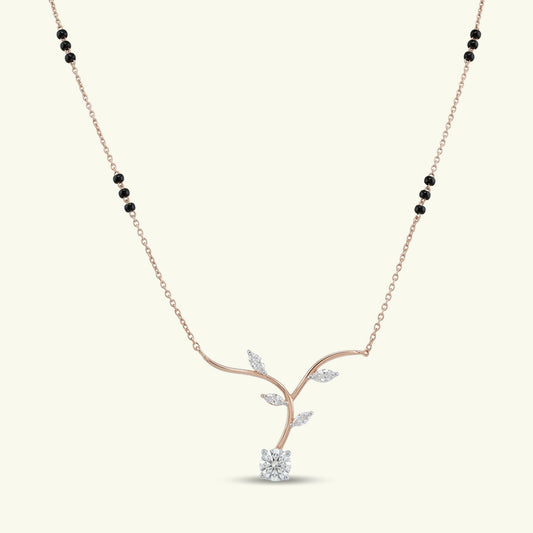  Sylvara Bloom Diamond Mangalsutra 