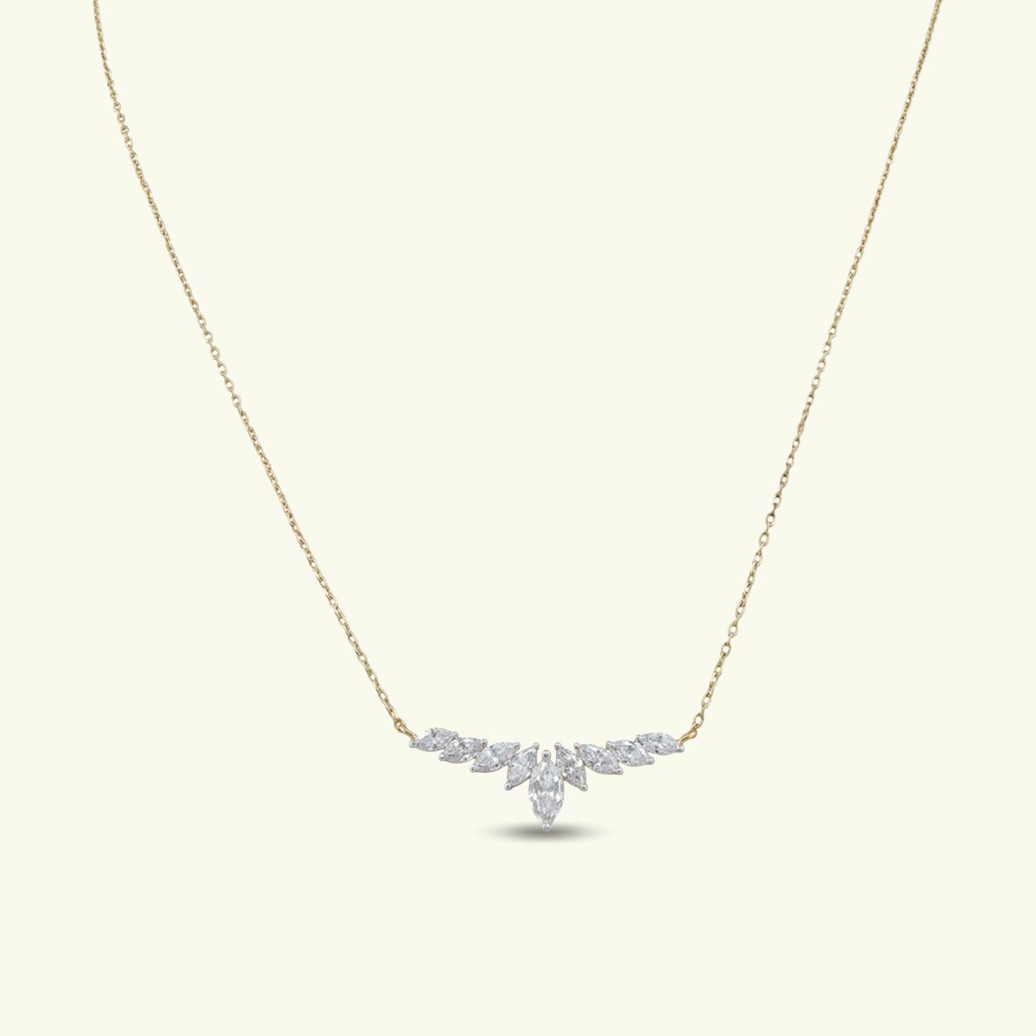  Verdelis Fern Diamond Mangalsutra 