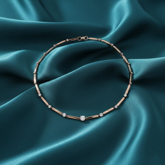 Reya Diamond Single Line Necklace