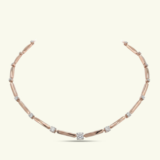 Reya Diamond Single Line Necklace