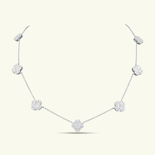 Nayra Diamond Station Necklace