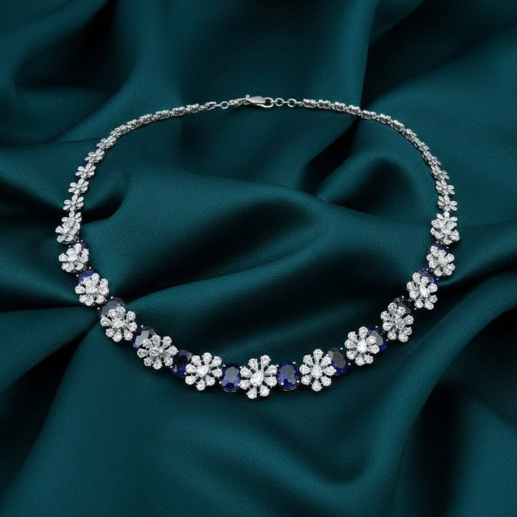 Althia Diamond Single Line Necklace