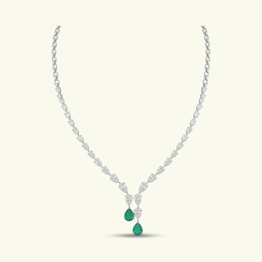 Nyari Diamond Lariat Necklace