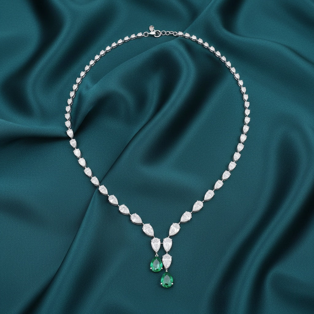Nyari Diamond Lariat Necklace