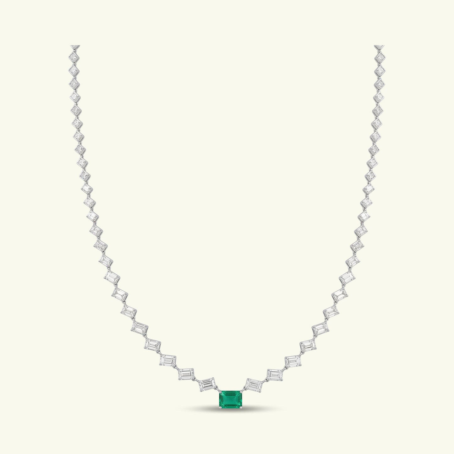 Evania Diamond Single Line Necklace