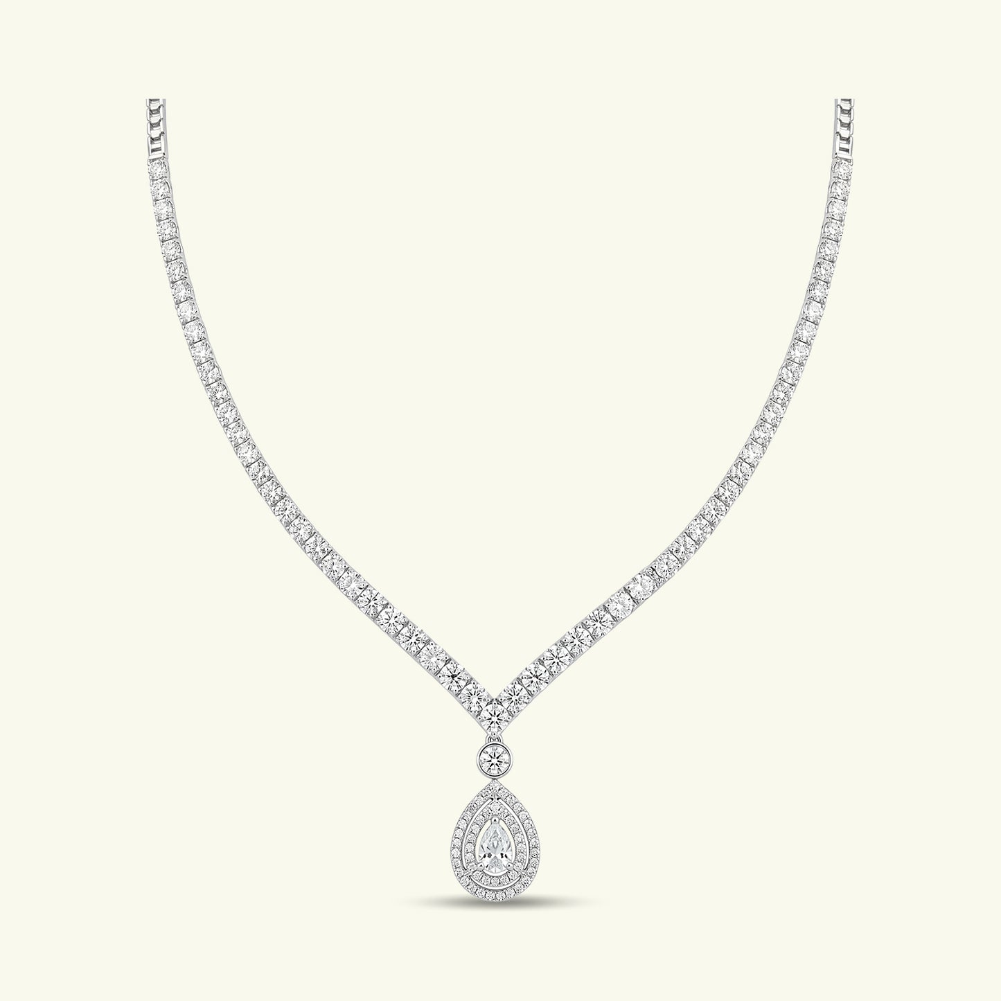 Inaya Diamond Single Line Necklace