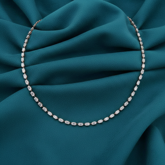 Zayra Diamond Single Line Necklace