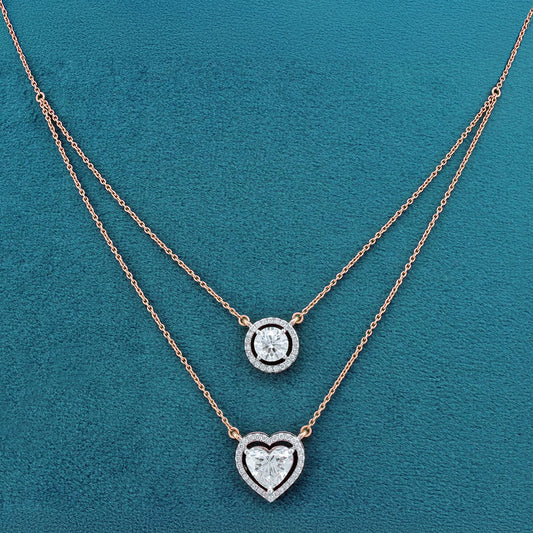 Arzya Lovestruck Diamond Multi-Layered Necklace