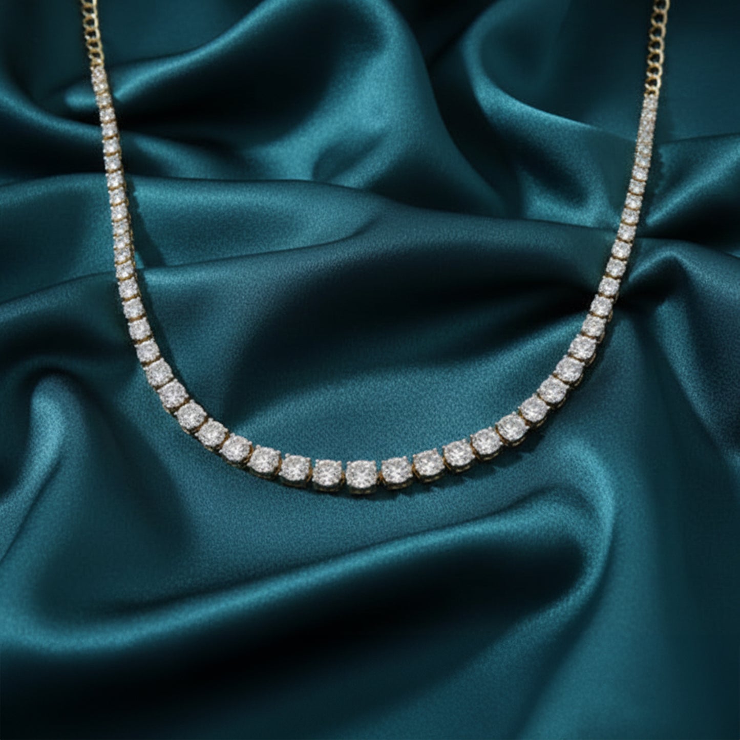 Revara Line Diamond Necklace