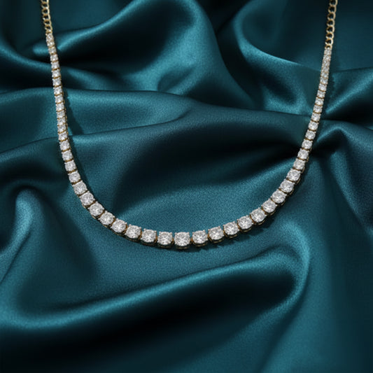 Revara Line Diamond Necklace