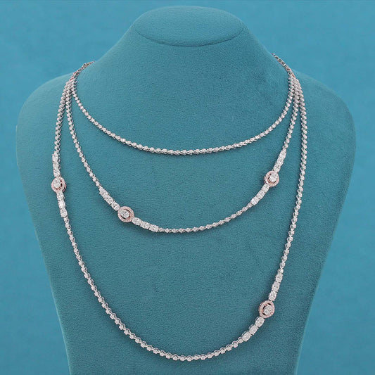 Yuvika Diamond Multi-Layered Necklace
