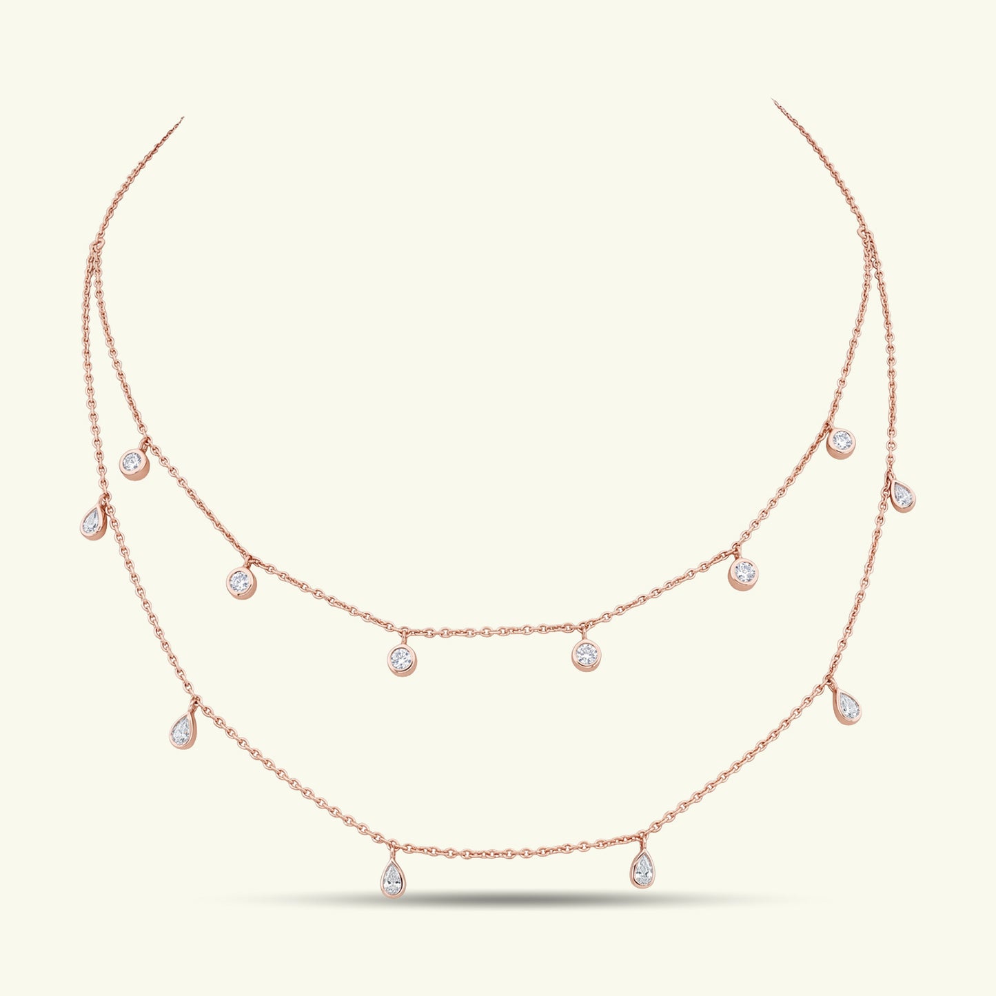 Lior Diamond Multi-Layered Necklace