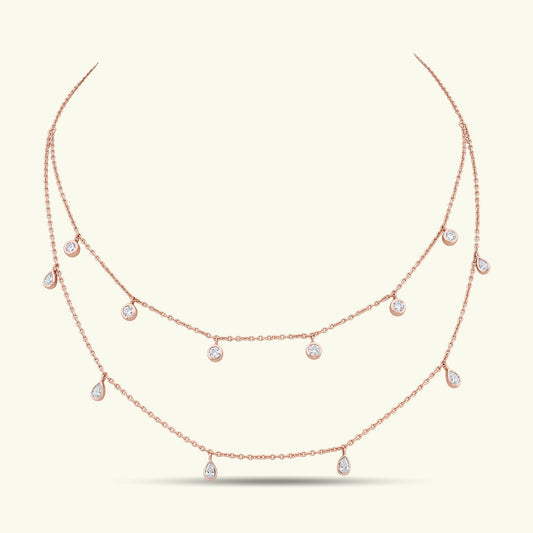 Lior Diamond Multi-Layered Necklace