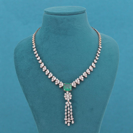 Revya Diamond Lariat Necklace