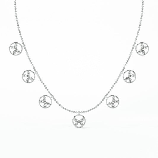 Zenya Icon Diamond Station Necklace