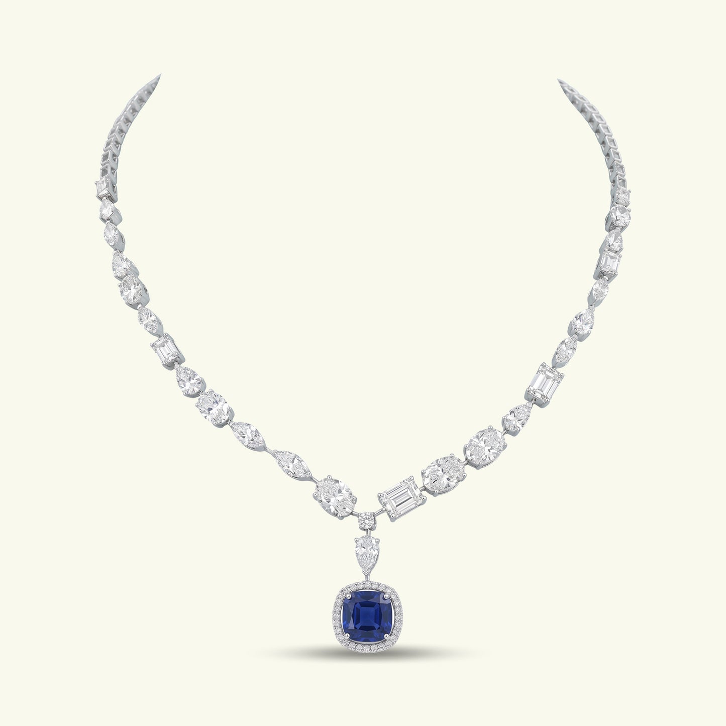 Taara Diamond Single Line Necklace