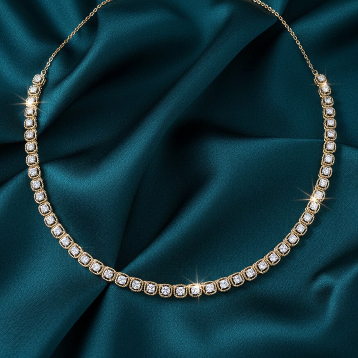Kaira Diamond Single Line Necklace