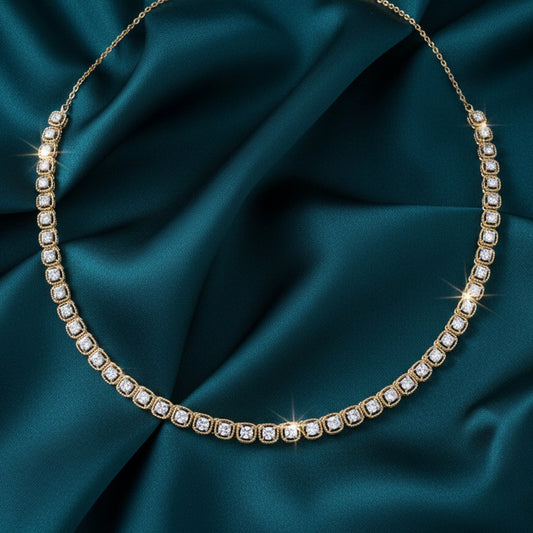 Kaira Diamond Single Line Necklace