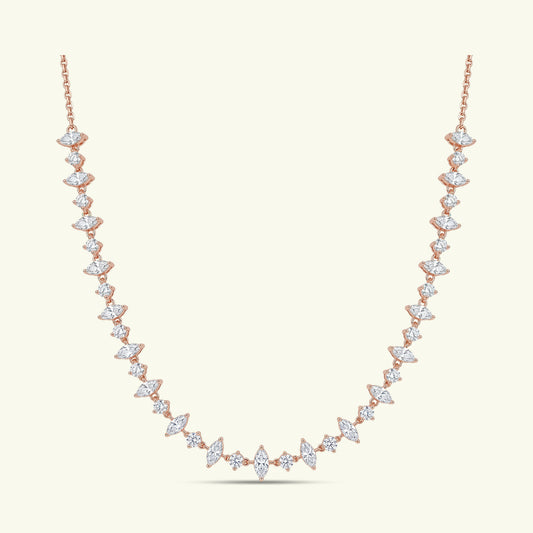 Ravina Diamond Single Line Necklace