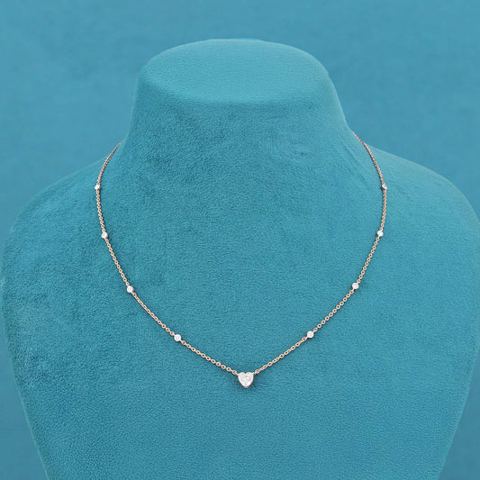 Lyselle Heart Diamond Necklace
