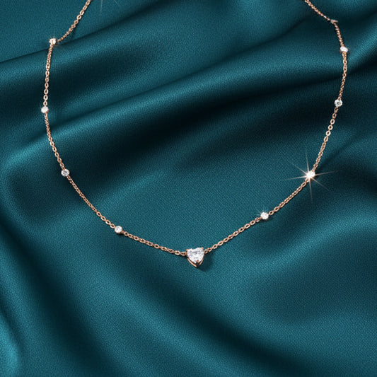 Lyselle Heart Diamond Necklace