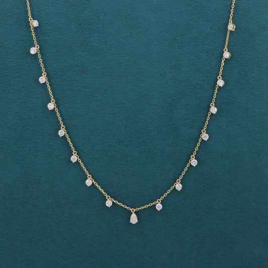 Selandra Line Diamond Necklace