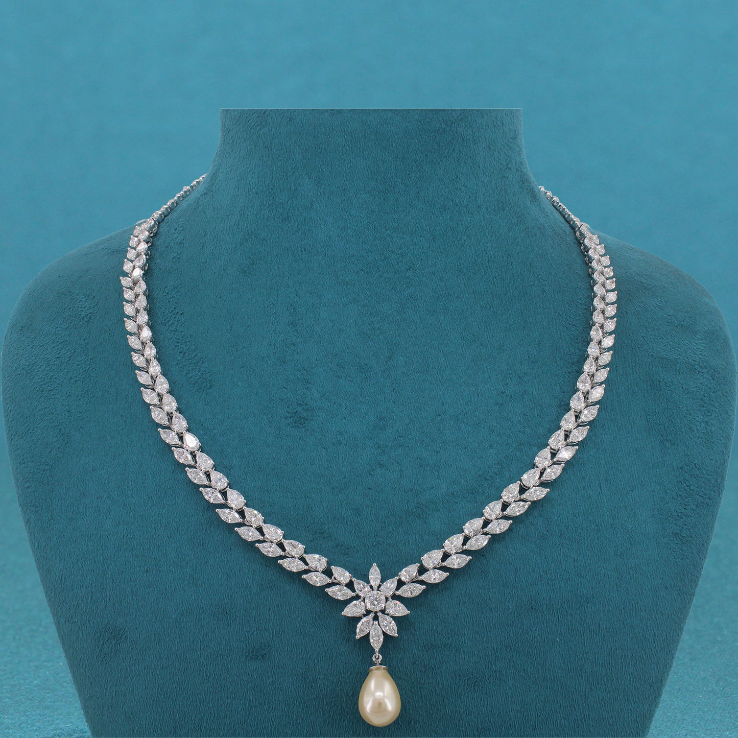 Thalissa Arc Diamond Necklace