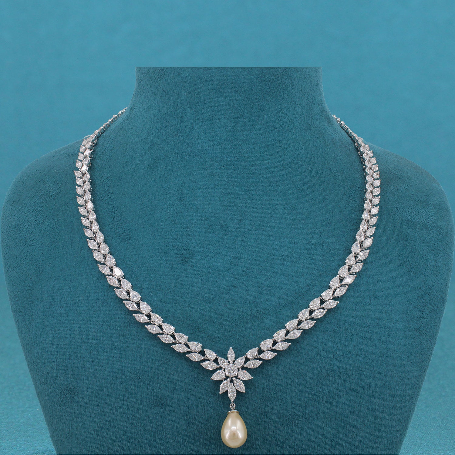 Thalissa Arc Diamond Necklace