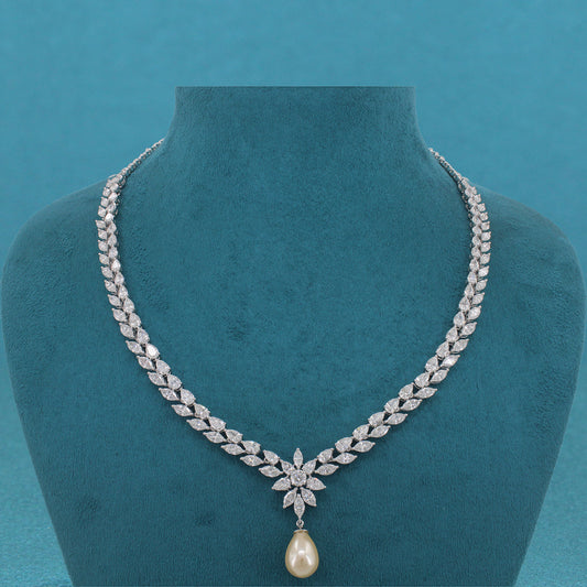 Thalissa Arc Diamond Necklace