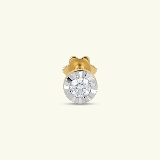 Asha Solitaire Diamond Nose Pin