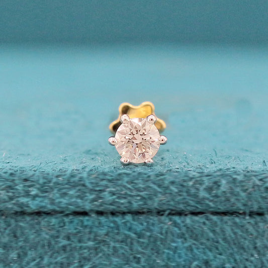 Sayla Solitaire Diamond Nose Pin