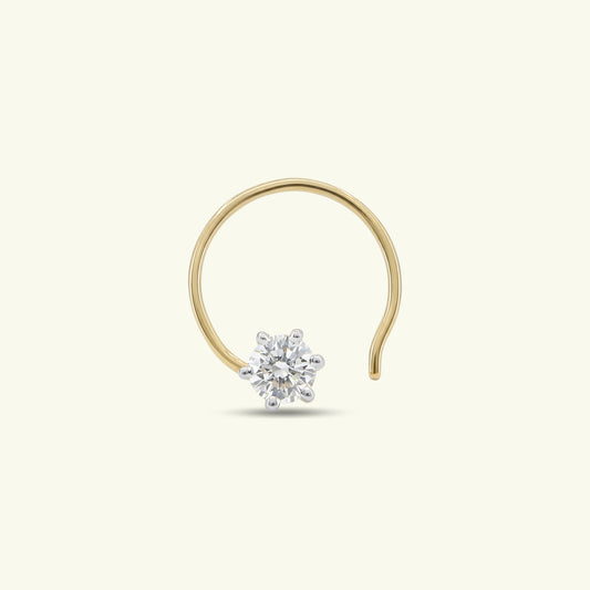 Sayla Solitaire Diamond Nose Pin