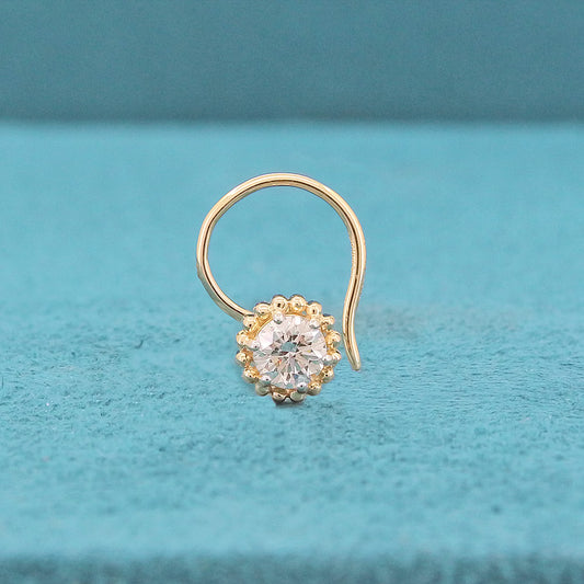 Leya Nakshatra Diamond Nose Pin