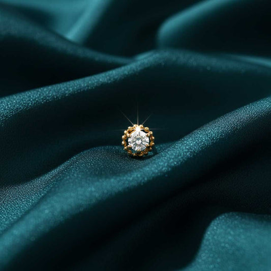 Leya Nakshatra Diamond Nose Pin